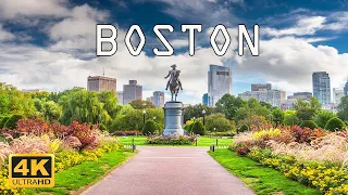 Boston, USA 🇺🇸 | 4K Drone Footage