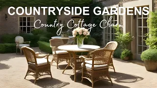 Enchanted Countryside Gardens & Yards | 100 Backyard Inspiration Secret Garden Patio Courtyard Ideas