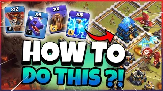 HOW To Zap Dragon at TH12 in Clash of Clans