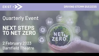 Next Steps to Net Zero - EXIST quarterly event - February 2023