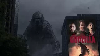 Chamada do filme "Godzilla" em Temperatura Máxima (22/10/2017)