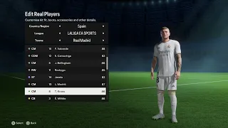 EA SPORTS FC 24 - Real Madrid - Player Faces and Ratings