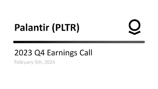 PLTR: Palantir 2023 Q4 Earnings Call