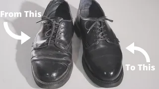 How to Restore Black Leather Shoes - Bringing Back Lost Shine