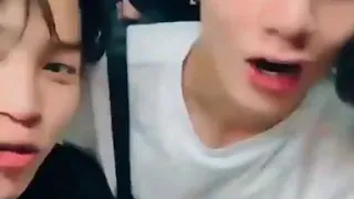 Jimin, V e Jungkook saindo do aeroporto (Funny)♥️😁