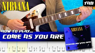 Come As You Are - Nirvana | Guitar Tab | Cover | How To Play