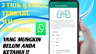 5 Trik WhatsApp Yang Mungkin Belum Kamu Ketahui | Fitur WhatsApp Terbaru 2021-2022