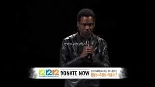 Chris Rock stand up comedy at 12.12.12 The Concert for Sandy Relief