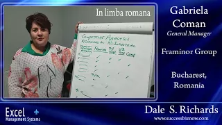 Dale Richards created the expansion business plan for Gabriela Coman (in limba Romana)