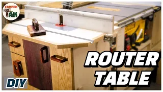 ⚡DIY - Router Table Full Build (Part 1) / Table Saw Workbench Combination System / Woodworking