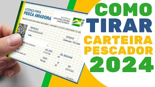 COMO TIRAR CARTEIRA DE PESCADOR 2023 | Carteirinha de pesca amadora embarcada e desembarcada