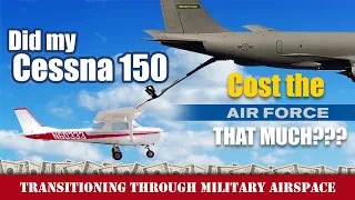 Cessna 150 flight through Military Airspace at McDill Air Force Base. It can be EXPENSIVE!