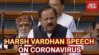 15 Labs Set Up For Testing Coronavirus In India:  Harsh Vardhan Lok Sabha Speech On Coronavirus