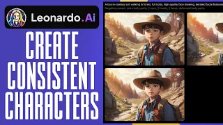 How To Create Consistent Characters In Leonardo AI (2024) Easy Tutorial