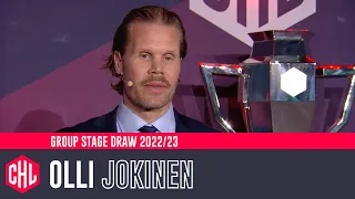 Olli Jokinen after the CHL Group Stage Draw