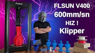 Flsun V400 -Hızlı Delta 3D Yazıcı İnceleme