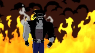 Lobo teams up with the Justice League