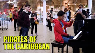 When I Play Pirates of the Caribbean on a Public Piano | Cole Lam