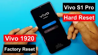 Vivo S1 Pro Hard Reset | Vivo S1 Pro (1920) Factory Reset | Vivo 1920 Pin Unlock Without PC✅