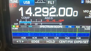 Make 7300 spectrum scope easier to see. Make it GREEN