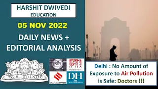 5th November 2022-The Hindu Editorial Analysis+Daily Current Affair/News Analysis by Harshit Dwivedi