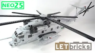 LEGO Military MOC | Sea Stallion CH53 Transport Helicopter Unofficial Lego Set @letbricks #letbricks