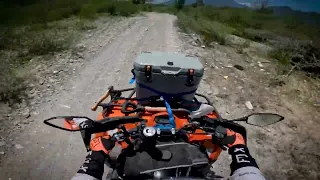 ATV in River CFmoto Quad