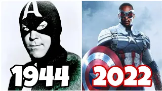 Captain America Evolution Movies And Cartoons (1944-2022) | EVOLU 2021