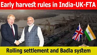 Early harvest rules in India-UK-FTA|Rolling Settlement and Badla System | News Simplified |ForumIAS