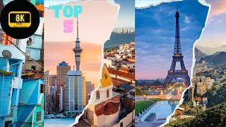 Most Beautiful COUNTRIES in the World 8K ULTRA HD - Travel Tips & Tourist Places |TOP 5