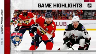 Coyotes @ Panthers 1/3 | NHL Highlights 2023