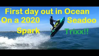 First ride in Ocean with 2020 Seadoo Spark Trixx!!!