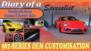 Porsche 981 Cayman Boxster OEM+ Options and How to Customise - 16 Diary of a Porsche Specialist
