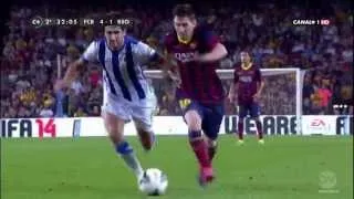 Barcelona vs Real sociedad highlights 4 : 1