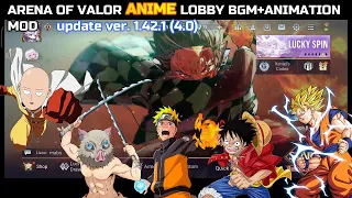 arena of valor popular anime lobby bgm/animation mod | update version 1.42.1 (4.0) | aov