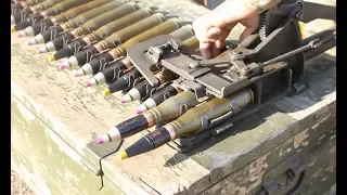 Firing ZU-23 Anti-Aircraft Weapon