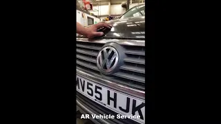 How to open a Volkswagen Passat bonnet if cable snaps or breaks