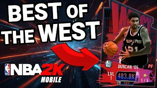 BEST OF THE WEST Pack Opening For Tim Duncan In NBA 2K Mobile
