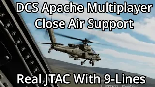 DCS Apache: Human JTAC Providing 9-Lines