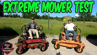 EXTREME Mower Testing!! SCAG Vs EXMARK ► Scag Turf Tiger 2 Vs Exmark Lazer Z X-Series ► Who Will Win