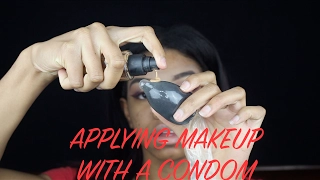 FUNNIEST Condom Beauty Blender Challenge