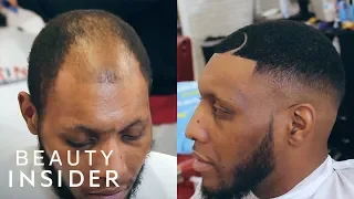 How This Barber Became Famous For Man Weave Tutorials