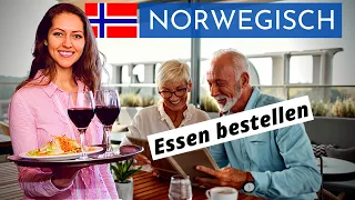 Norwegisch lernen für Anfänger kostenlos | Essen bestellen im Restaurant | Vokabeln A1-A2 🇳🇴 ✔️