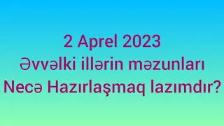 2 Aprel 2023 Buraxılışa Necə Hazırlaşaq? Nəyi Təkrar Edək?