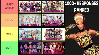 Every Drag Race Season RANKED Worst to Best (S1-S15) (AS1-AS8)