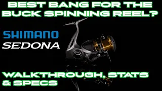 SHIMANO SEDONA FI SPINNING REEL Walkthrough & SPECS