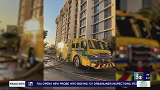 1 dead, another injured in Las Vegas high-rise fire