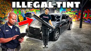 LEARNING HOW TO INSTALL THE WORLDS MOST ILLEGAL TINT