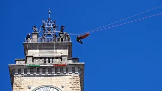 Il 2 Giugno a Bergamo: l'esercitazione dei Vigili del fuoco