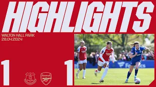 HIGHLIGHTS | Everton vs Arsenal (1-1) | WSL | Russo